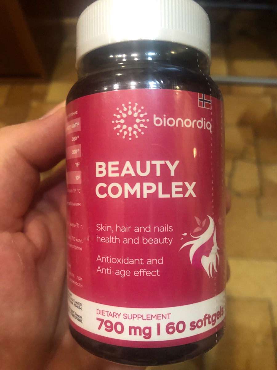 Фото покупателя №147 из 420: Витаминный комплекс для волос ногтей и кожи Beauty Complex bionordiq 790 мг 60 капсул, биотин коллаген, витамины красоты, для женщин, для роста волос, БАД, для иммунитета, для здоровья, для костей, отзыв на 4 из 5, Ozon, 14 июля 2024