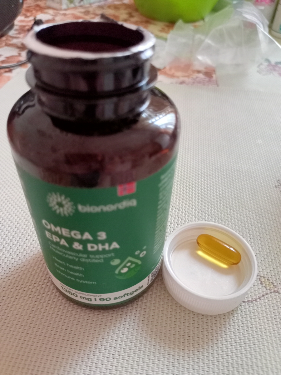 Фото покупателя №120 из 144: Омега 3 витаминный комплекс Omega 3 EPA DHA bionordiq 1350 мг 90 капсул, рыбий жир, для сердца и сосудов, для иммунитета, для волос и кожи, для женщин и мужчин, для здоровья, витамины, БАД, для костей, отзыв на 5 из 5, Ozon, 21 октября 2024