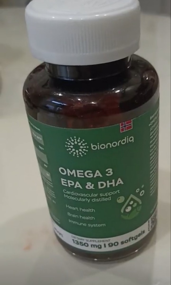 Фото покупателя №49 из 144: Омега 3 витаминный комплекс Omega 3 EPA DHA bionordiq 1350 мг 90 капсул, рыбий жир, для сердца и сосудов, для иммунитета, для волос и кожи, для женщин и мужчин, для здоровья, витамины, БАД, для костей, отзыв на 5 из 5, Ozon, 18 января 2025