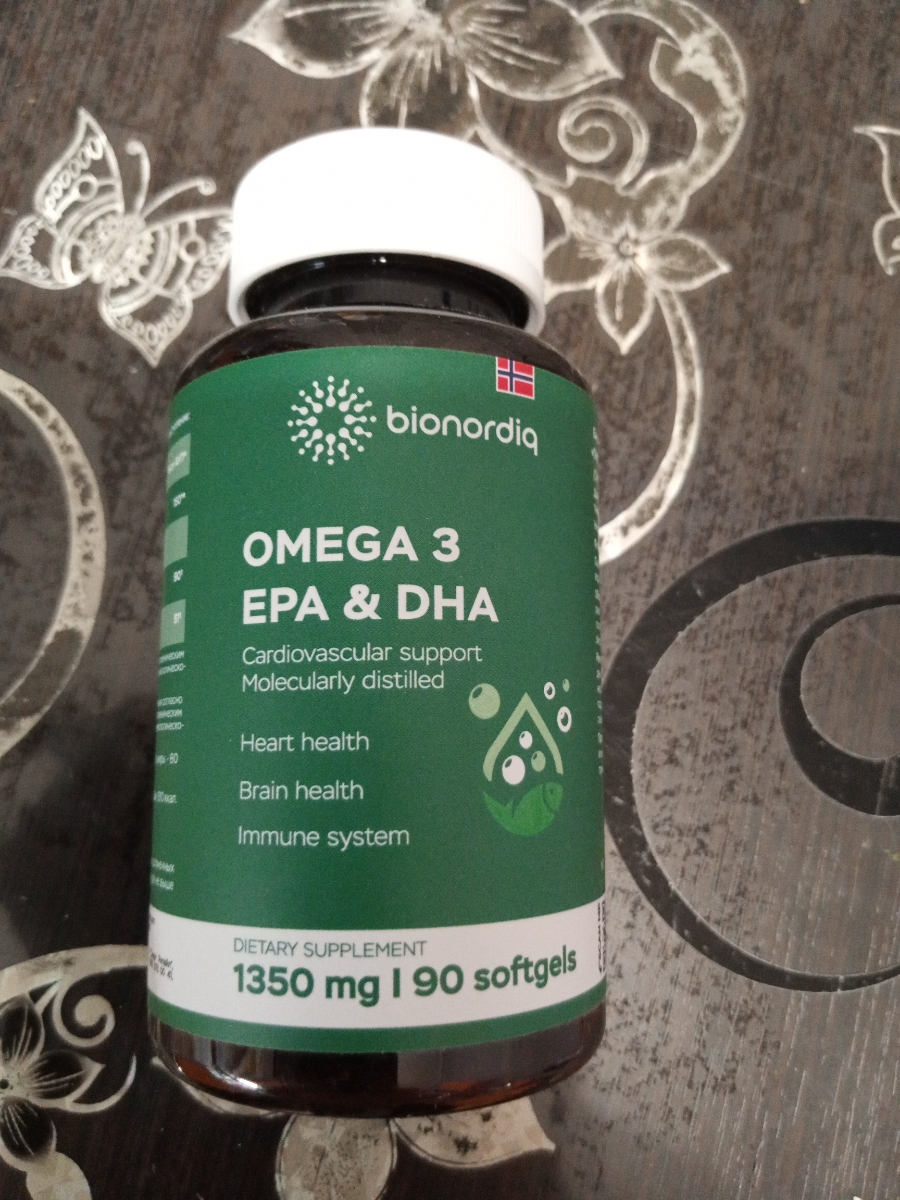 Фото покупателя №27 из 144: Омега 3 витаминный комплекс Omega 3 EPA DHA bionordiq 1350 мг 90 капсул, рыбий жир, для сердца и сосудов, для иммунитета, для волос и кожи, для женщин и мужчин, для здоровья, витамины, БАД, для костей, отзыв на 5 из 5, Ozon, 10 ноября 2025