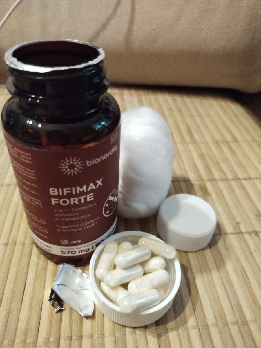 Фото покупателя №569 из 638: Пробиотик Bifimax Forte / 570 mg / 90 капсул, отзыв на 5 из 5, Ozon, 6 июля 2024