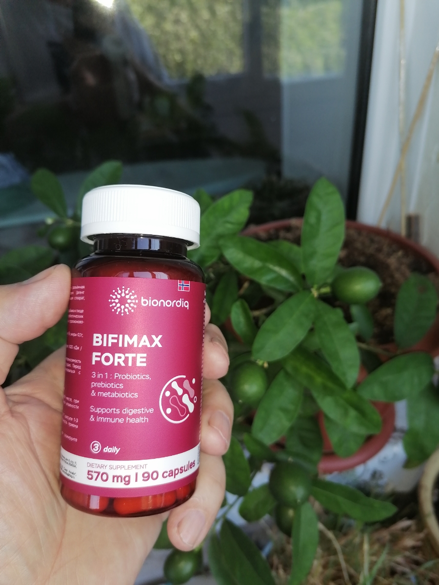 Фото покупателя №536 из 638: Пробиотик Bifimax Forte / 570 mg / 90 капсул, отзыв на 5 из 5, Ozon, 9 июля 2024