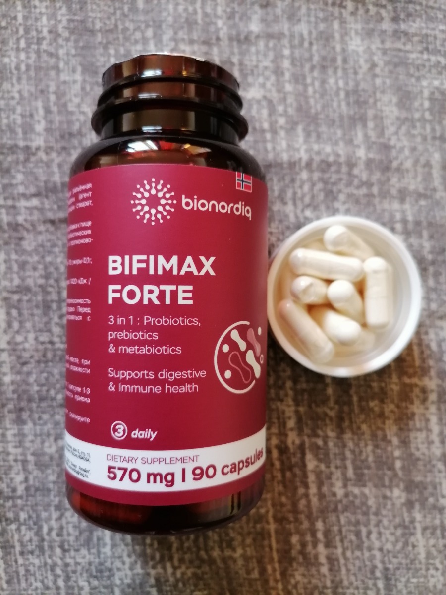 Фото покупателя №437 из 638: Пробиотик Bifimax Forte / 570 mg / 90 капсул, отзыв на 5 из 5, Ozon, 16 июля 2024