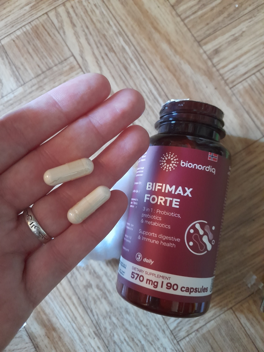 Фото покупателя №424 из 638: Пробиотик Bifimax Forte / 570 mg / 90 капсул, отзыв на 5 из 5, Ozon, 16 июля 2024