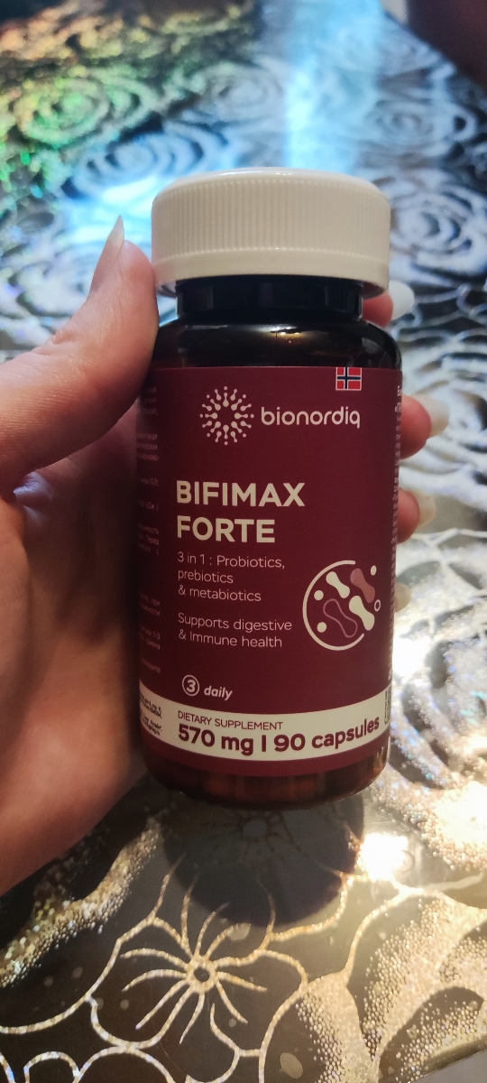 Фото покупателя №370 из 638: Пробиотик Bifimax Forte / 570 mg / 90 капсул, отзыв на 5 из 5, Ozon, 18 июля 2024