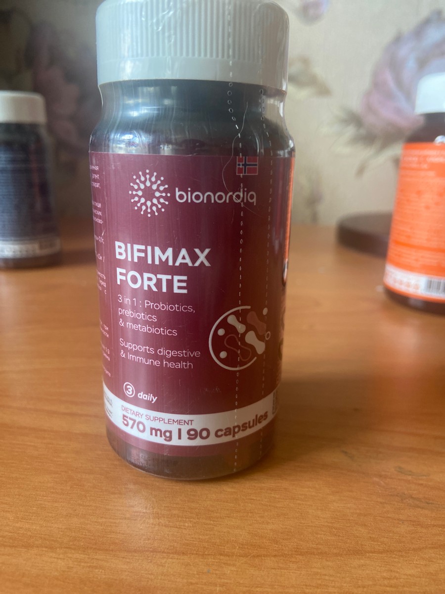 Фото покупателя №356 из 638: Пробиотик Bifimax Forte / 570 mg / 90 капсул, отзыв на 5 из 5, Ozon, 19 июля 2024