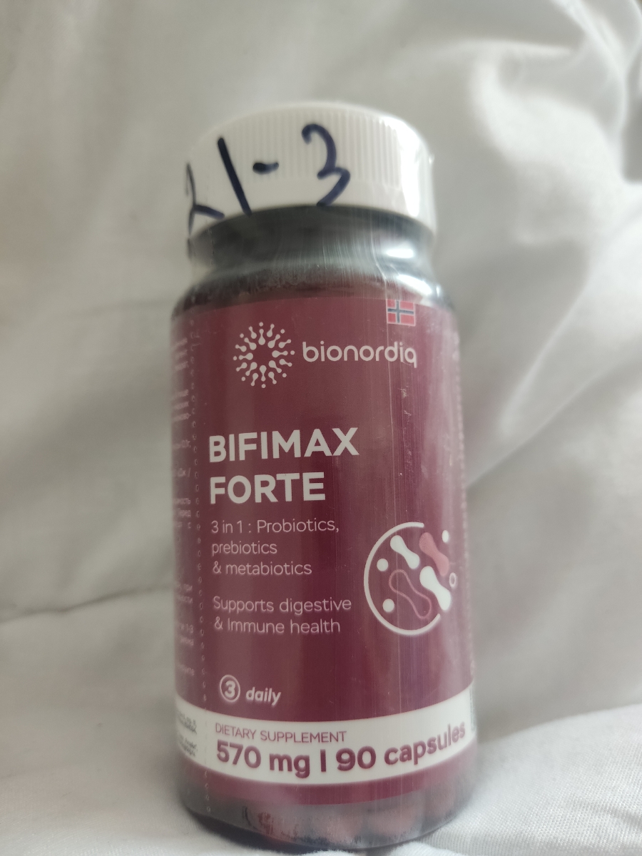 Фото покупателя №351 из 638: Пробиотик Bifimax Forte / 570 mg / 90 капсул, отзыв на 5 из 5, Ozon, 20 июля 2024