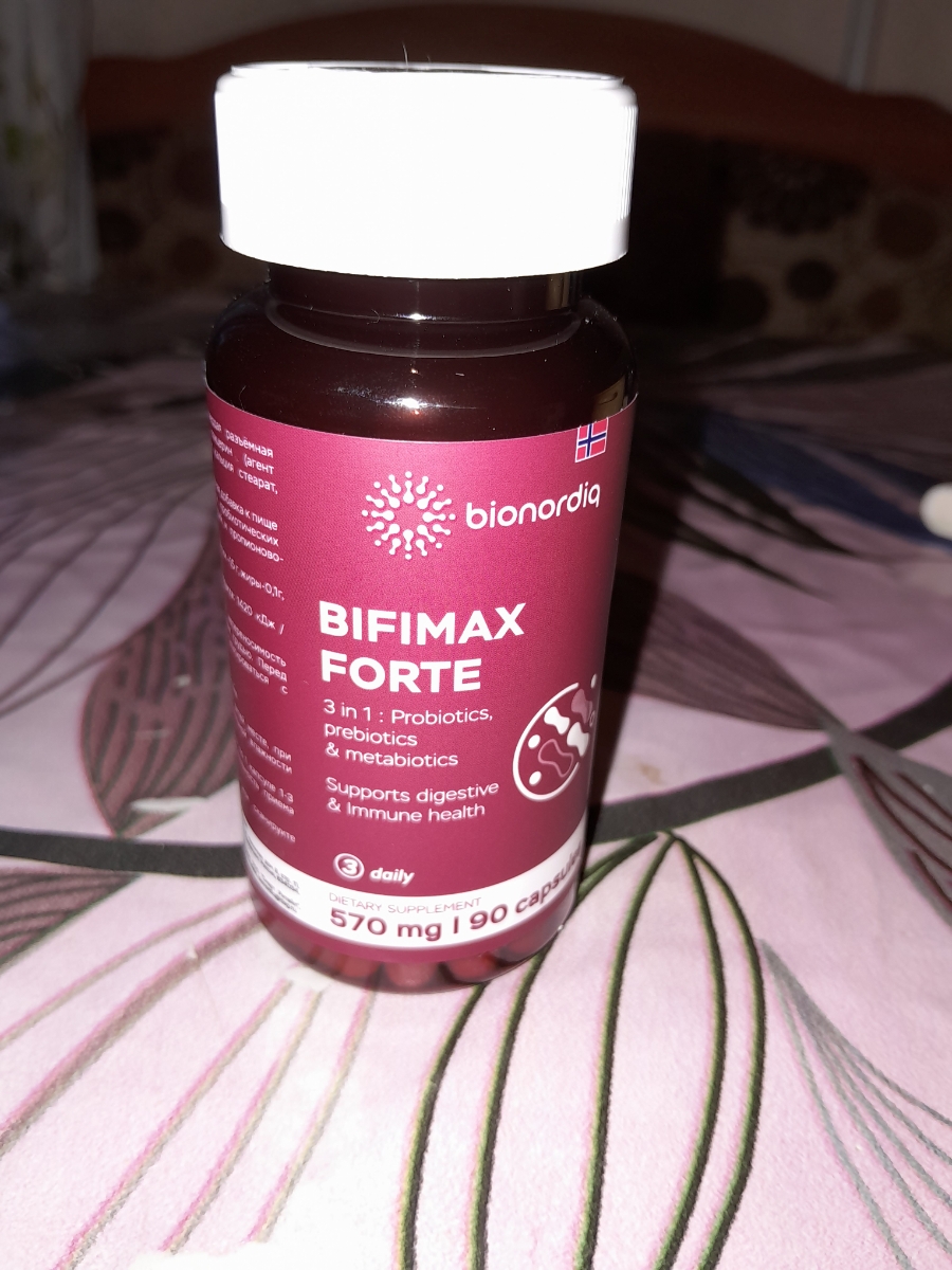 Фото покупателя №337 из 638: Пробиотик Bifimax Forte / 570 mg / 90 капсул, отзыв на 5 из 5, Ozon, 20 июля 2024