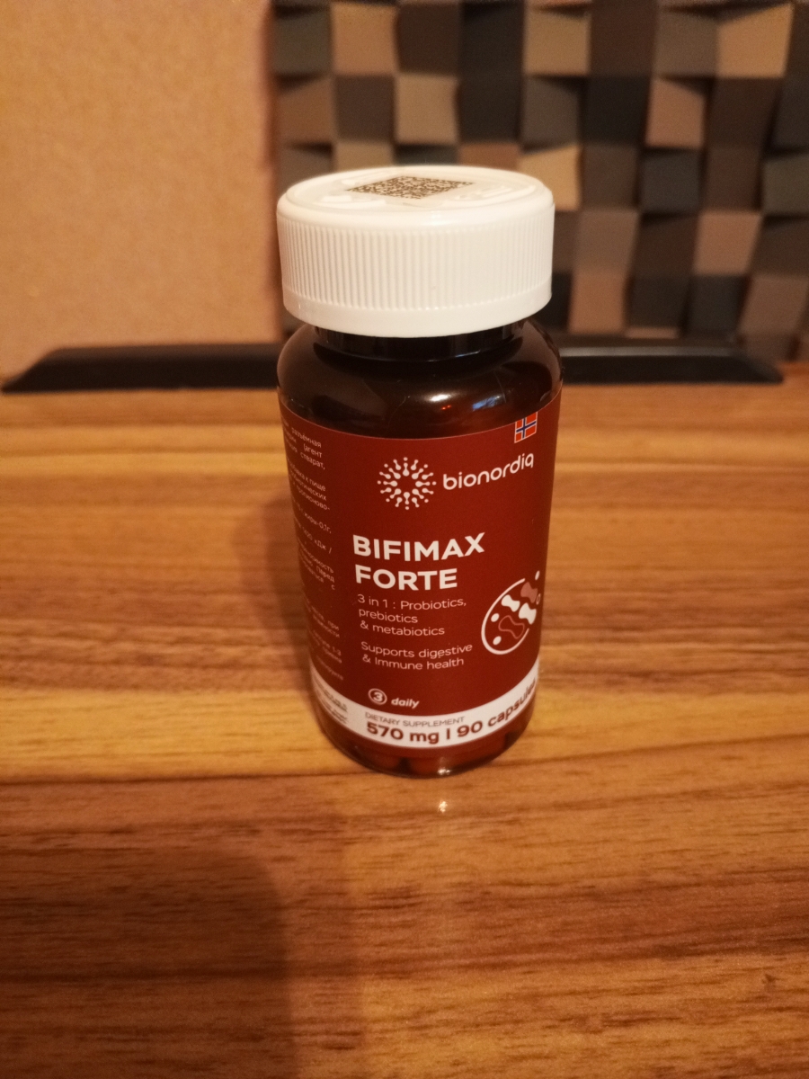Фото покупателя №290 из 638: Пробиотик Bifimax Forte / 570 mg / 90 капсул, отзыв на 5 из 5, Ozon, 23 июля 2024