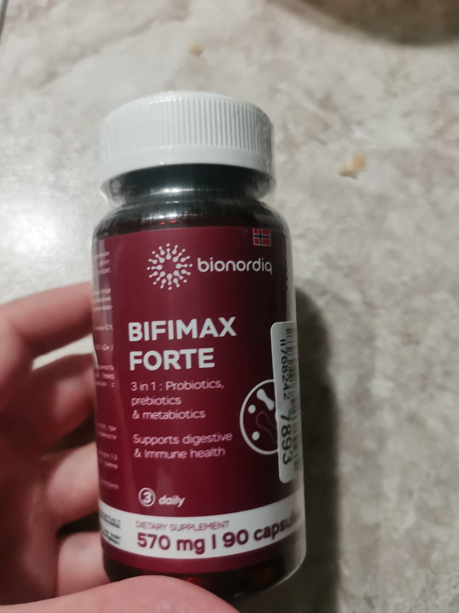 Фото покупателя №281 из 638: Пробиотик Bifimax Forte / 570 mg / 90 капсул, отзыв на 5 из 5, Ozon, 24 июля 2024