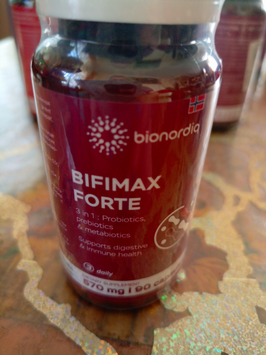 Фото покупателя №229 из 638: Пробиотик Bifimax Forte / 570 mg / 90 капсул, отзыв на 5 из 5, Ozon, 28 июля 2024