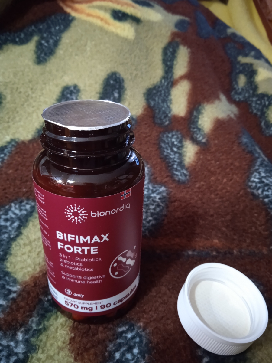 Фото покупателя №221 из 638: Пробиотик Bifimax Forte / 570 mg / 90 капсул, отзыв на 5 из 5, Ozon, 28 июля 2024