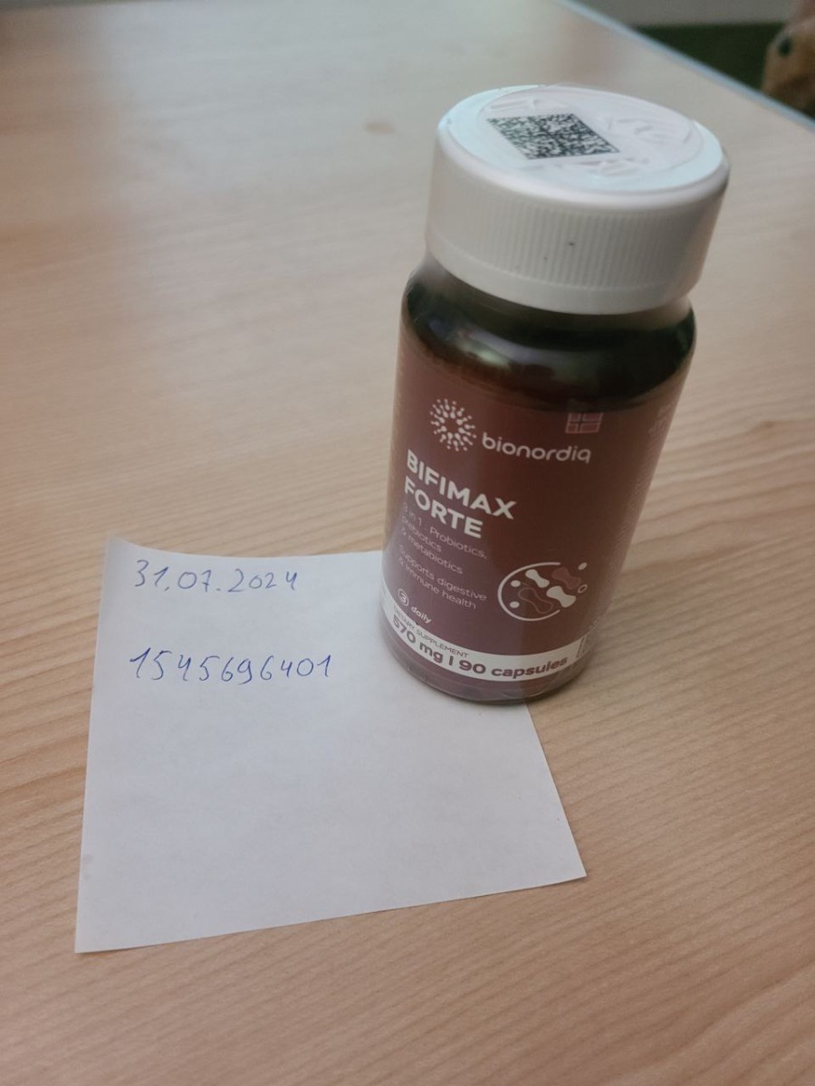 Фото покупателя №194 из 638: Пробиотик Bifimax Forte / 570 mg / 90 капсул, отзыв на 5 из 5, Ozon, 31 июля 2024
