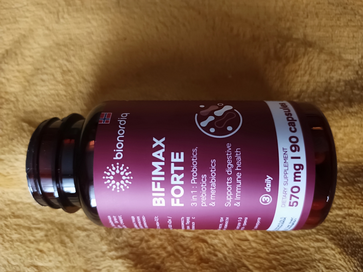 Фото покупателя №186 из 638: Пробиотик Bifimax Forte / 570 mg / 90 капсул, отзыв на 5 из 5, Ozon, 31 июля 2024