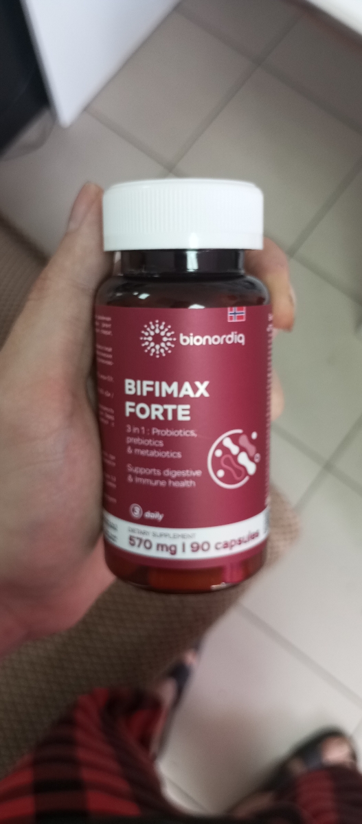 Фото покупателя №157 из 638: Пробиотик Bifimax Forte / 570 mg / 90 капсул, отзыв на 5 из 5, Ozon, 4 августа 2024