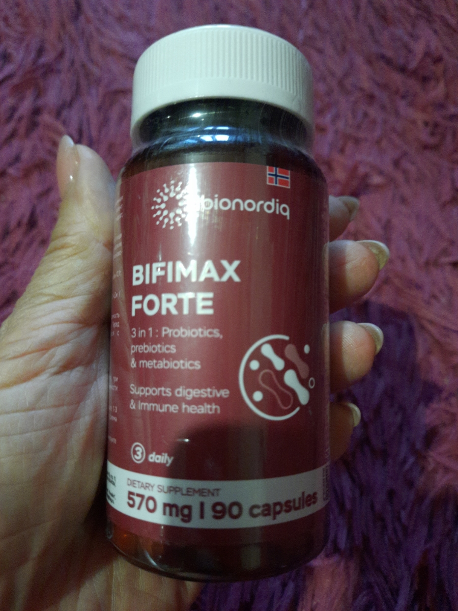 Фото покупателя №145 из 638: Пробиотик Bifimax Forte / 570 mg / 90 капсул, отзыв на 5 из 5, Ozon, 4 августа 2024