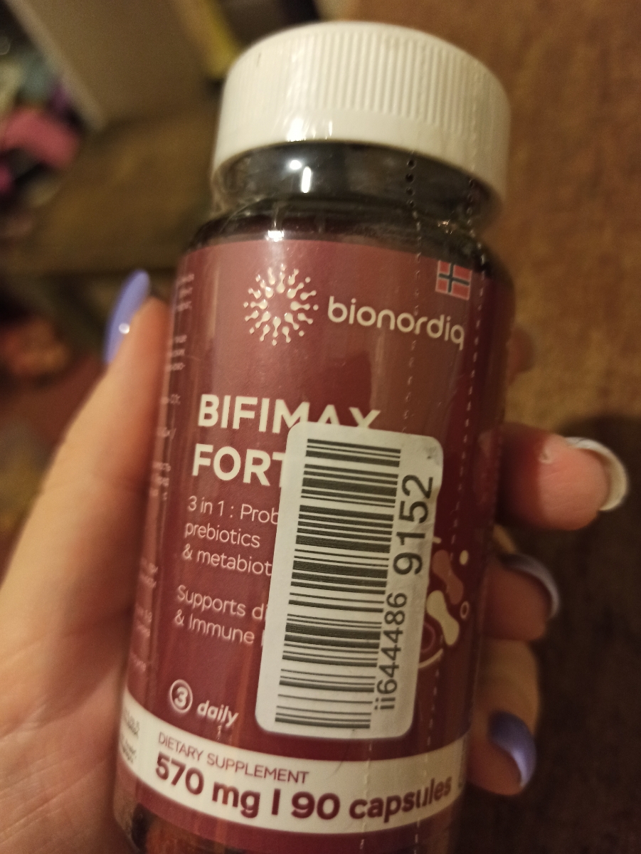 Фото покупателя №94 из 638: Пробиотик Bifimax Forte / 570 mg / 90 капсул, отзыв на 5 из 5, Ozon, 9 августа 2024