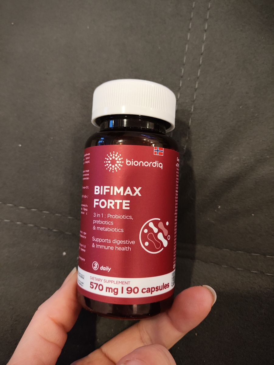 Фото покупателя №26 из 638: Пробиотик Bifimax Forte / 570 mg / 90 капсул, отзыв на 4 из 5, Ozon, 18 января 2025