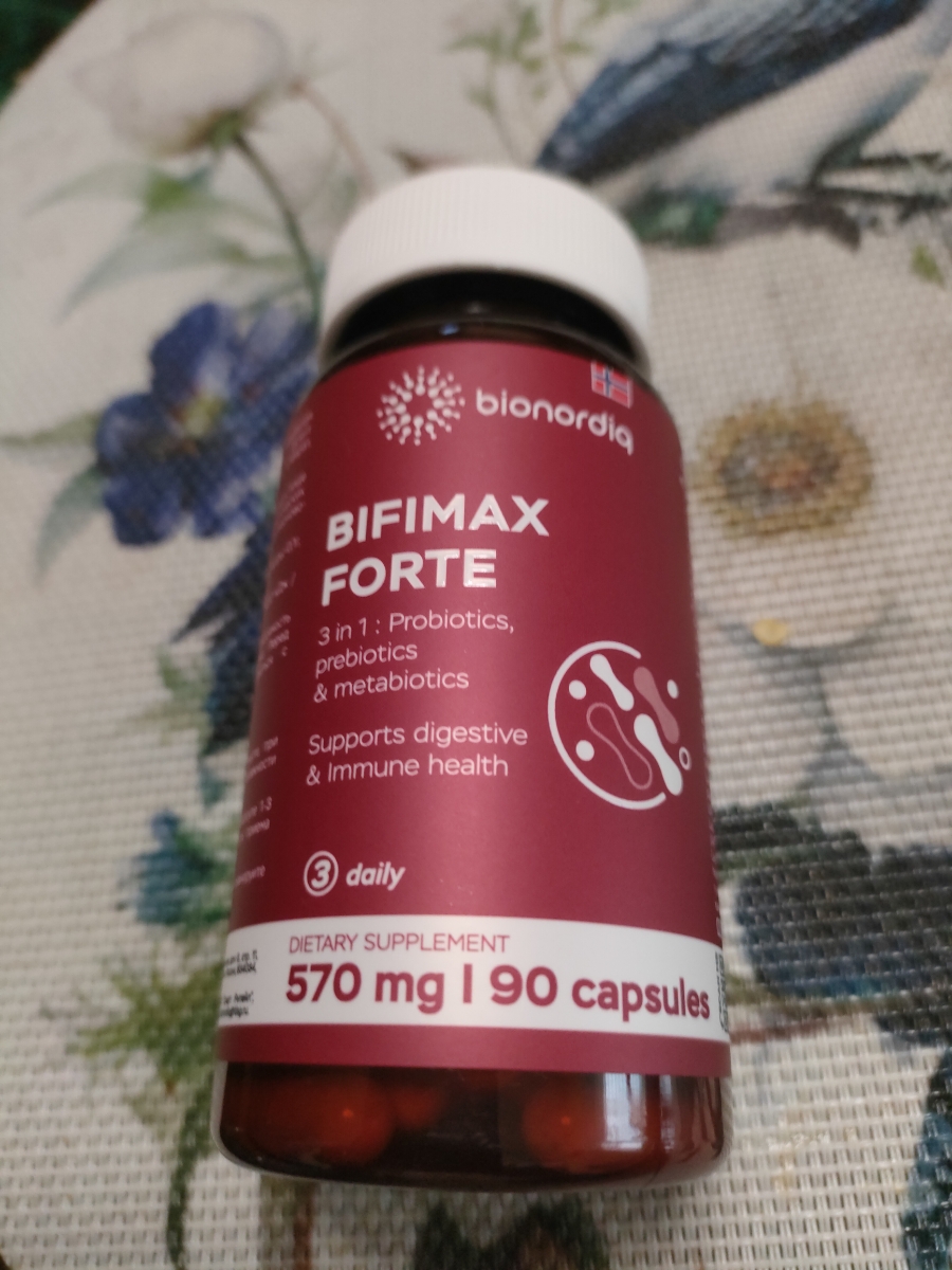 Фото покупателя №23 из 638: Пробиотик Bifimax Forte / 570 mg / 90 капсул, отзыв на 5 из 5, Ozon, 18 января 2025