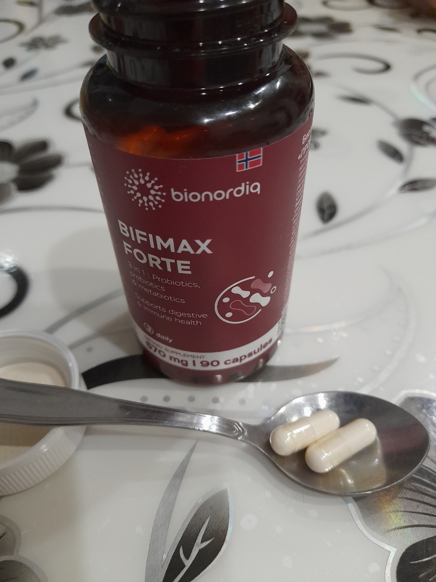 Фото покупателя №6 из 638: Пробиотик Bifimax Forte / 570 mg / 90 капсул, отзыв на 5 из 5, Ozon, 18 января 2025