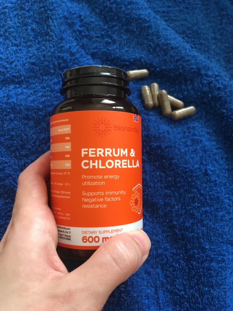 Фото покупателя №293 из 293: Железо Ferrum Chlorella bionordiq 600 мг 90 капсул, при анемии, для гемоглобина, хлорелла, железо витамины, для женщин, витаминный комплекс, БАД, для иммунитета, для здоровья, для женщин и мужчин, отзыв на 5 из 5, Ozon, 19 мая 2023