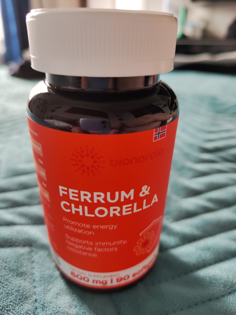 Фото покупателя №289 из 293: Железо Ferrum Chlorella bionordiq 600 мг 90 капсул, при анемии, для гемоглобина, хлорелла, железо витамины, для женщин, витаминный комплекс, БАД, для иммунитета, для здоровья, для женщин и мужчин, отзыв на 5 из 5, Ozon, 29 мая 2024