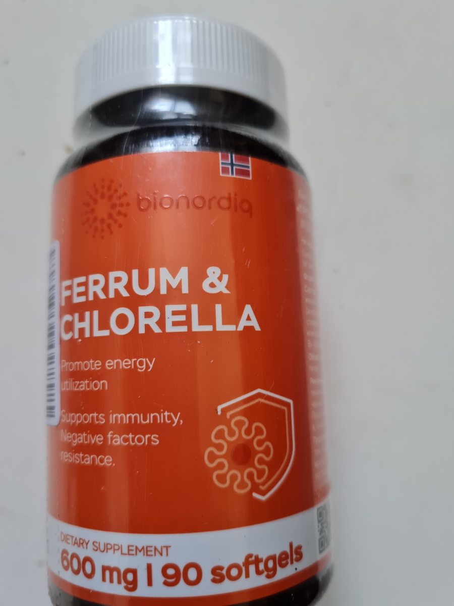 Фото покупателя №266 из 293: Железо Ferrum Chlorella bionordiq 600 мг 90 капсул, при анемии, для гемоглобина, хлорелла, железо витамины, для женщин, витаминный комплекс, БАД, для иммунитета, для здоровья, для женщин и мужчин, отзыв на 5 из 5, Ozon, 27 июня 2024