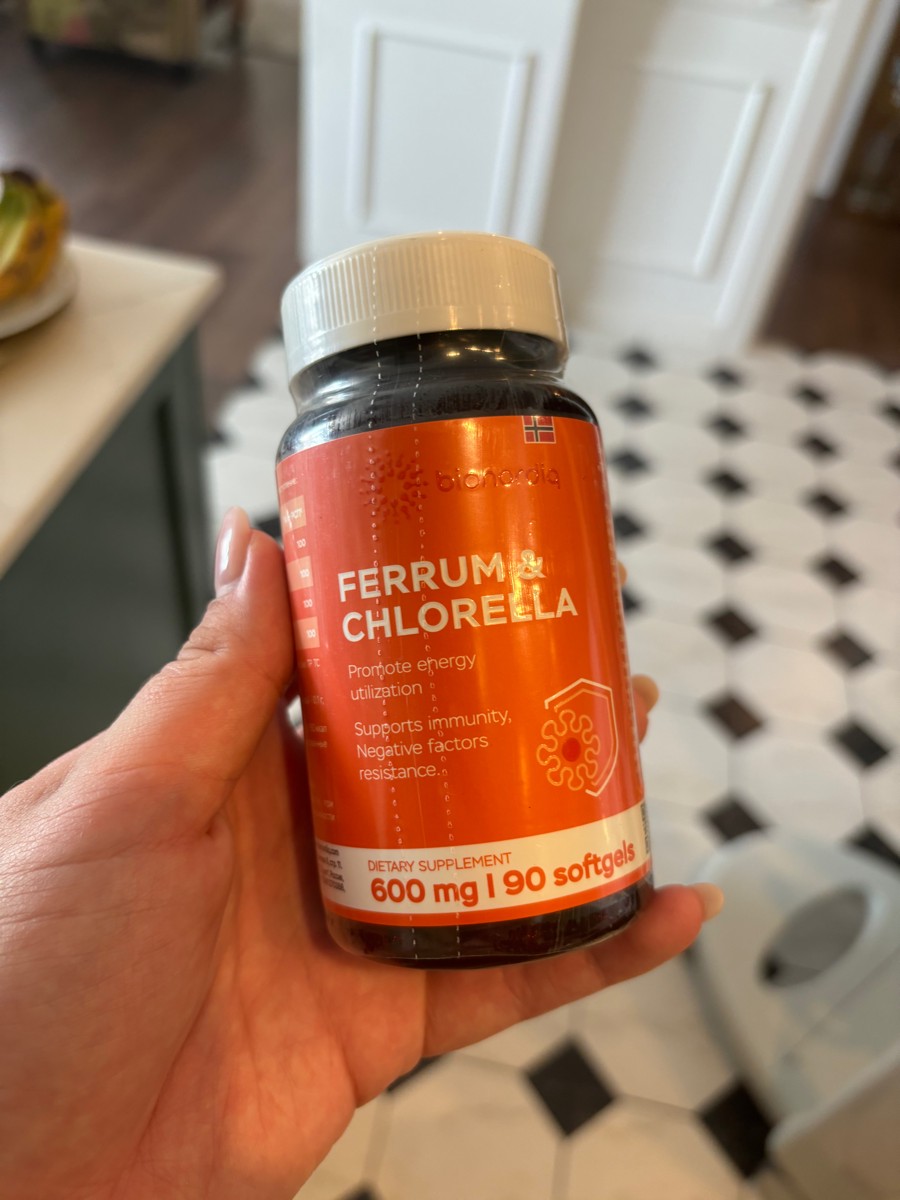 Фото покупателя №261 из 293: Железо Ferrum Chlorella bionordiq 600 мг 90 капсул, при анемии, для гемоглобина, хлорелла, железо витамины, для женщин, витаминный комплекс, БАД, для иммунитета, для здоровья, для женщин и мужчин, отзыв на 5 из 5, Ozon, 27 июня 2024