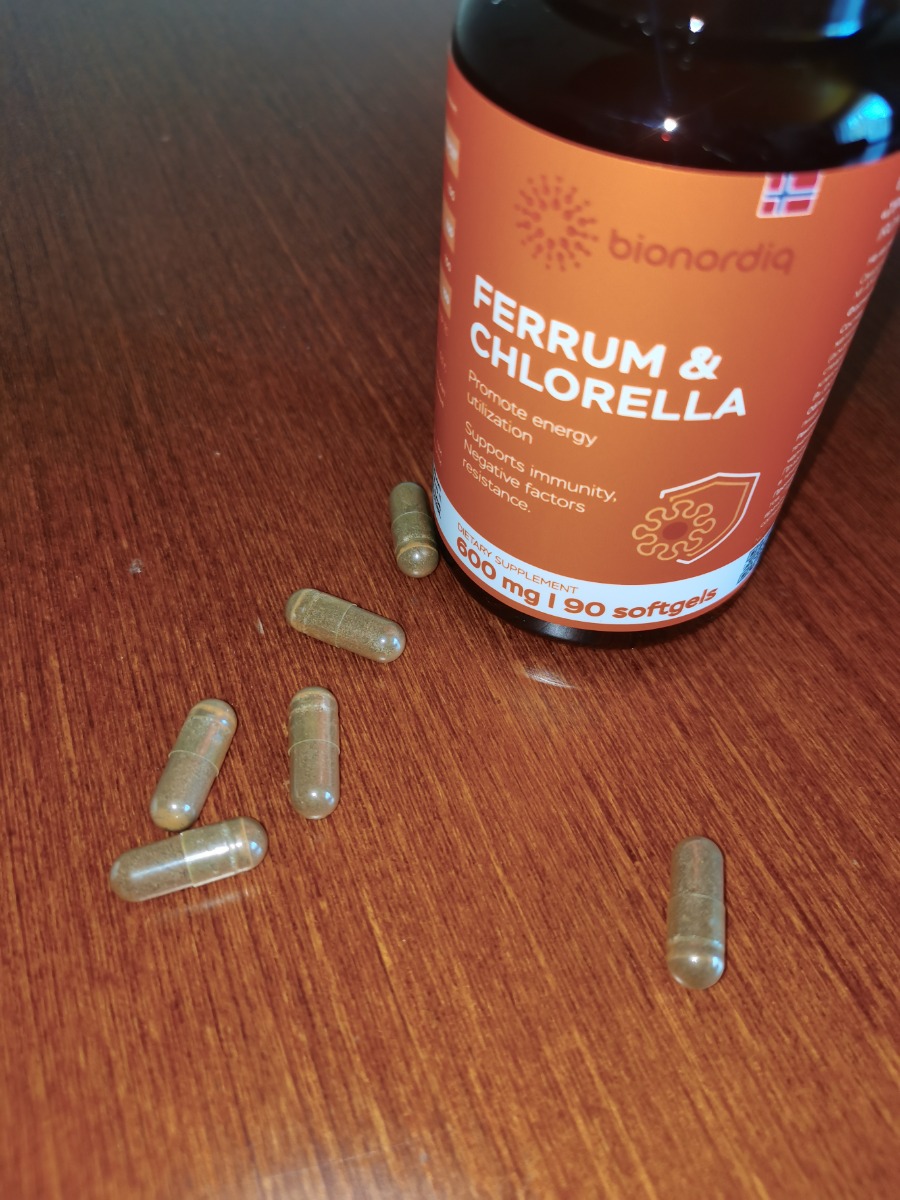 Фото покупателя №256 из 293: Железо Ferrum Chlorella bionordiq 600 мг 90 капсул, при анемии, для гемоглобина, хлорелла, железо витамины, для женщин, витаминный комплекс, БАД, для иммунитета, для здоровья, для женщин и мужчин, отзыв на 5 из 5, Ozon, 28 июня 2024