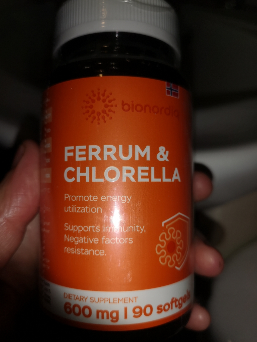 Фото покупателя №244 из 293: Железо Ferrum Chlorella bionordiq 600 мг 90 капсул, при анемии, для гемоглобина, хлорелла, железо витамины, для женщин, витаминный комплекс, БАД, для иммунитета, для здоровья, для женщин и мужчин, отзыв на 5 из 5, Ozon, 28 июня 2024
