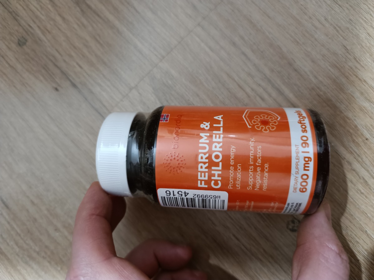 Фото покупателя №242 из 293: Железо Ferrum Chlorella bionordiq 600 мг 90 капсул, при анемии, для гемоглобина, хлорелла, железо витамины, для женщин, витаминный комплекс, БАД, для иммунитета, для здоровья, для женщин и мужчин, отзыв на 5 из 5, Ozon, 28 июня 2024