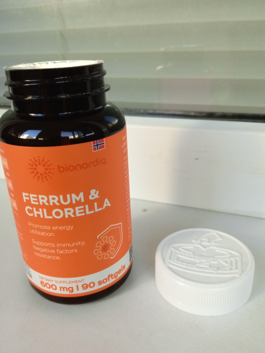 Фото покупателя №238 из 293: Железо Ferrum Chlorella bionordiq 600 мг 90 капсул, при анемии, для гемоглобина, хлорелла, железо витамины, для женщин, витаминный комплекс, БАД, для иммунитета, для здоровья, для женщин и мужчин, отзыв на 5 из 5, Ozon, 29 июня 2024