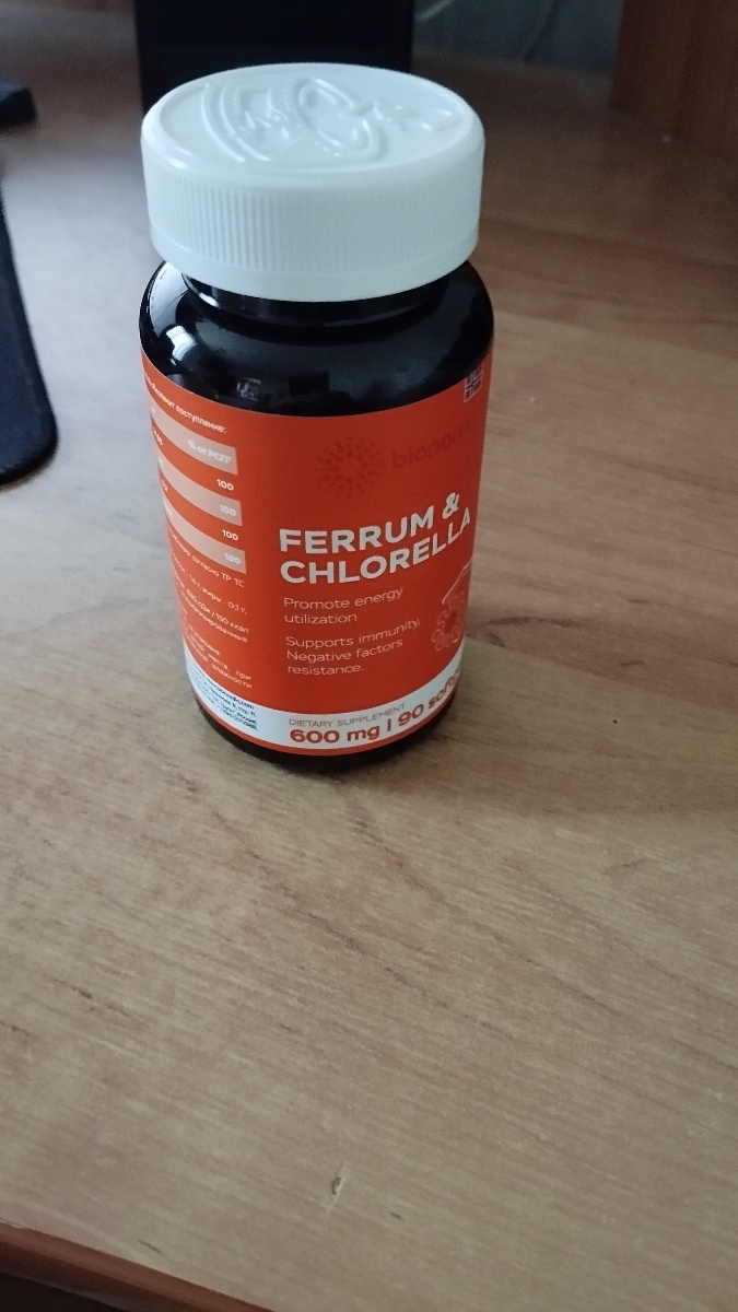 Фото покупателя №122 из 293: Железо Ferrum Chlorella bionordiq 600 мг 90 капсул, при анемии, для гемоглобина, хлорелла, железо витамины, для женщин, витаминный комплекс, БАД, для иммунитета, для здоровья, для женщин и мужчин, отзыв на 5 из 5, Ozon, 6 июля 2024
