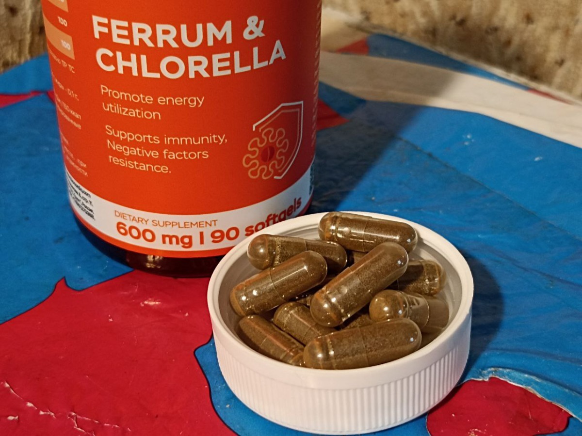 Фото покупателя №106 из 293: Железо Ferrum Chlorella bionordiq 600 мг 90 капсул, при анемии, для гемоглобина, хлорелла, железо витамины, для женщин, витаминный комплекс, БАД, для иммунитета, для здоровья, для женщин и мужчин, отзыв на 5 из 5, Ozon, 7 июля 2024