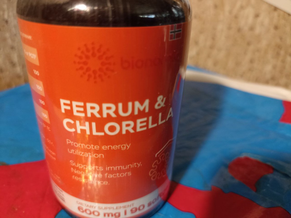 Фото покупателя №111 из 293: Железо Ferrum Chlorella bionordiq 600 мг 90 капсул, при анемии, для гемоглобина, хлорелла, железо витамины, для женщин, витаминный комплекс, БАД, для иммунитета, для здоровья, для женщин и мужчин, отзыв на 5 из 5, Ozon, 7 июля 2024
