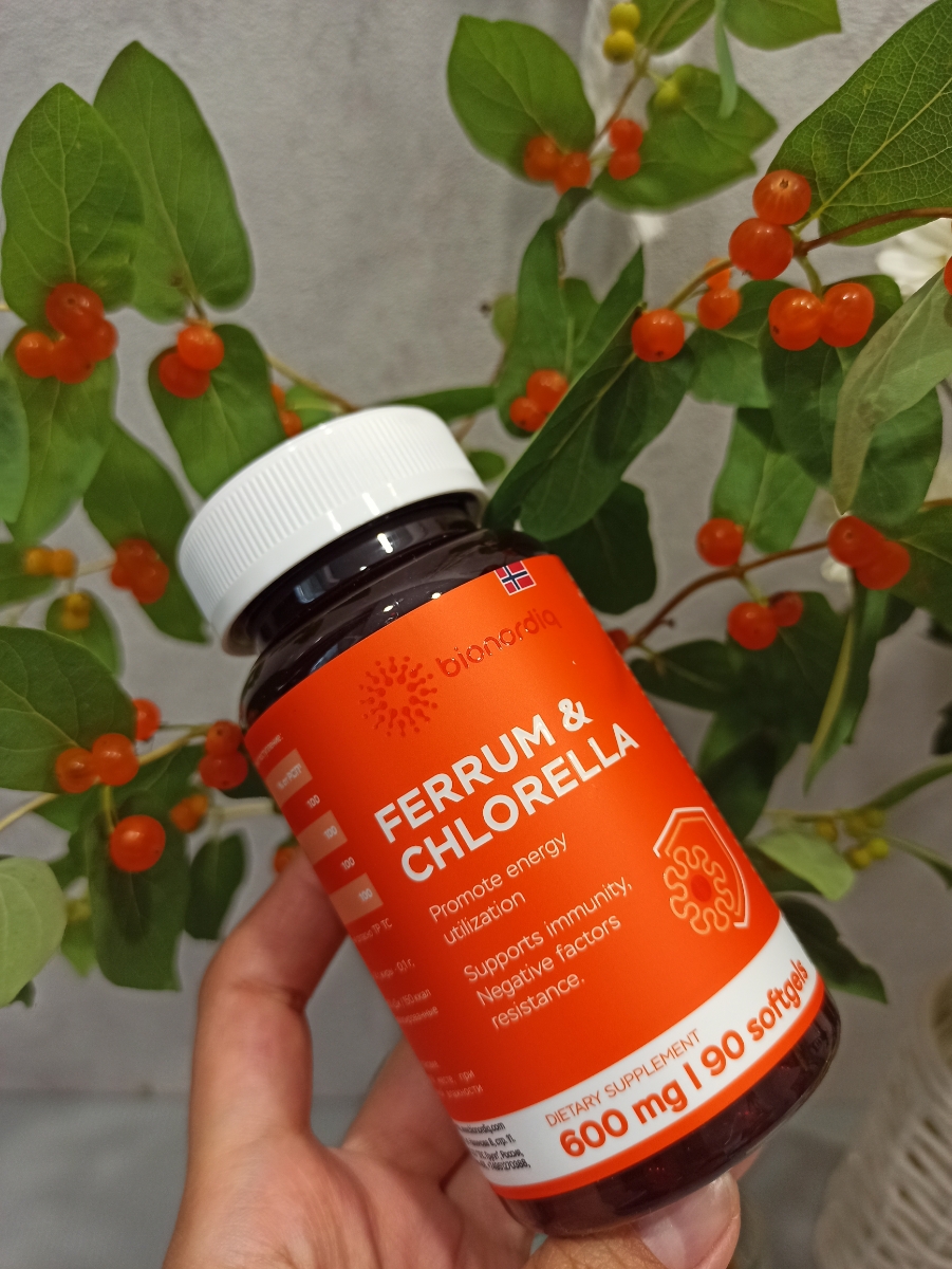 Фото покупателя №86 из 293: Железо Ferrum Chlorella bionordiq 600 мг 90 капсул, при анемии, для гемоглобина, хлорелла, железо витамины, для женщин, витаминный комплекс, БАД, для иммунитета, для здоровья, для женщин и мужчин, отзыв на 5 из 5, Ozon, 9 июля 2024