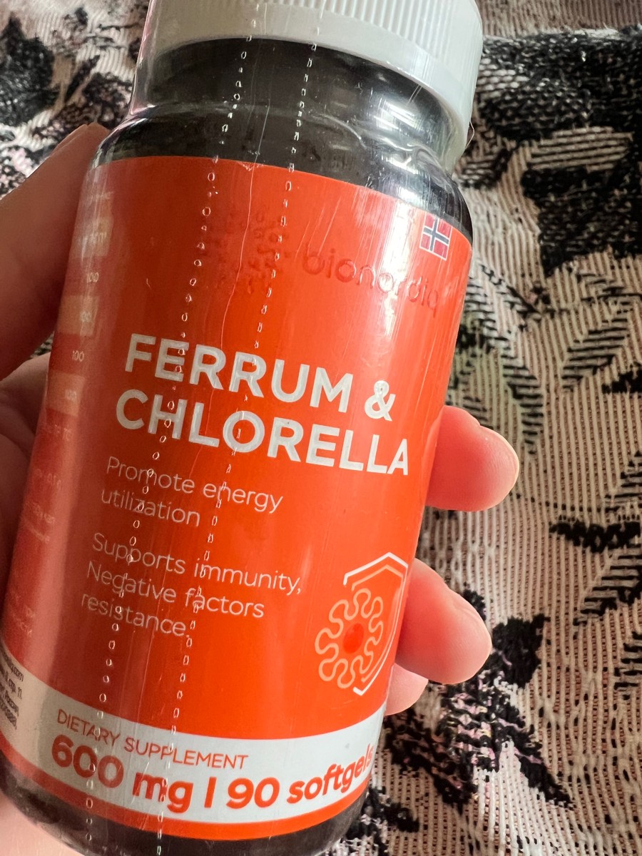 Фото покупателя №80 из 293: Железо Ferrum Chlorella bionordiq 600 мг 90 капсул, при анемии, для гемоглобина, хлорелла, железо витамины, для женщин, витаминный комплекс, БАД, для иммунитета, для здоровья, для женщин и мужчин, отзыв на 5 из 5, Ozon, 10 июля 2024