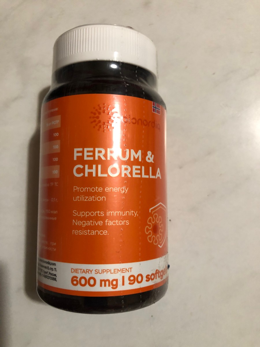 Фото покупателя №74 из 293: Железо Ferrum Chlorella bionordiq 600 мг 90 капсул, при анемии, для гемоглобина, хлорелла, железо витамины, для женщин, витаминный комплекс, БАД, для иммунитета, для здоровья, для женщин и мужчин, отзыв на 5 из 5, Ozon, 10 июля 2024