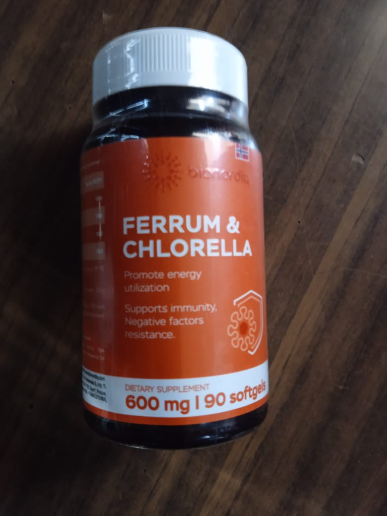 Фото покупателя №50 из 293: Железо Ferrum Chlorella bionordiq 600 мг 90 капсул, при анемии, для гемоглобина, хлорелла, железо витамины, для женщин, витаминный комплекс, БАД, для иммунитета, для здоровья, для женщин и мужчин, отзыв на 5 из 5, Ozon, 13 июля 2024