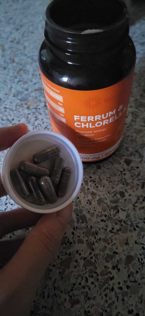 Фото покупателя №42 из 293: Железо Ferrum Chlorella bionordiq 600 мг 90 капсул, при анемии, для гемоглобина, хлорелла, железо витамины, для женщин, витаминный комплекс, БАД, для иммунитета, для здоровья, для женщин и мужчин, отзыв на 5 из 5, Ozon, 13 июля 2024