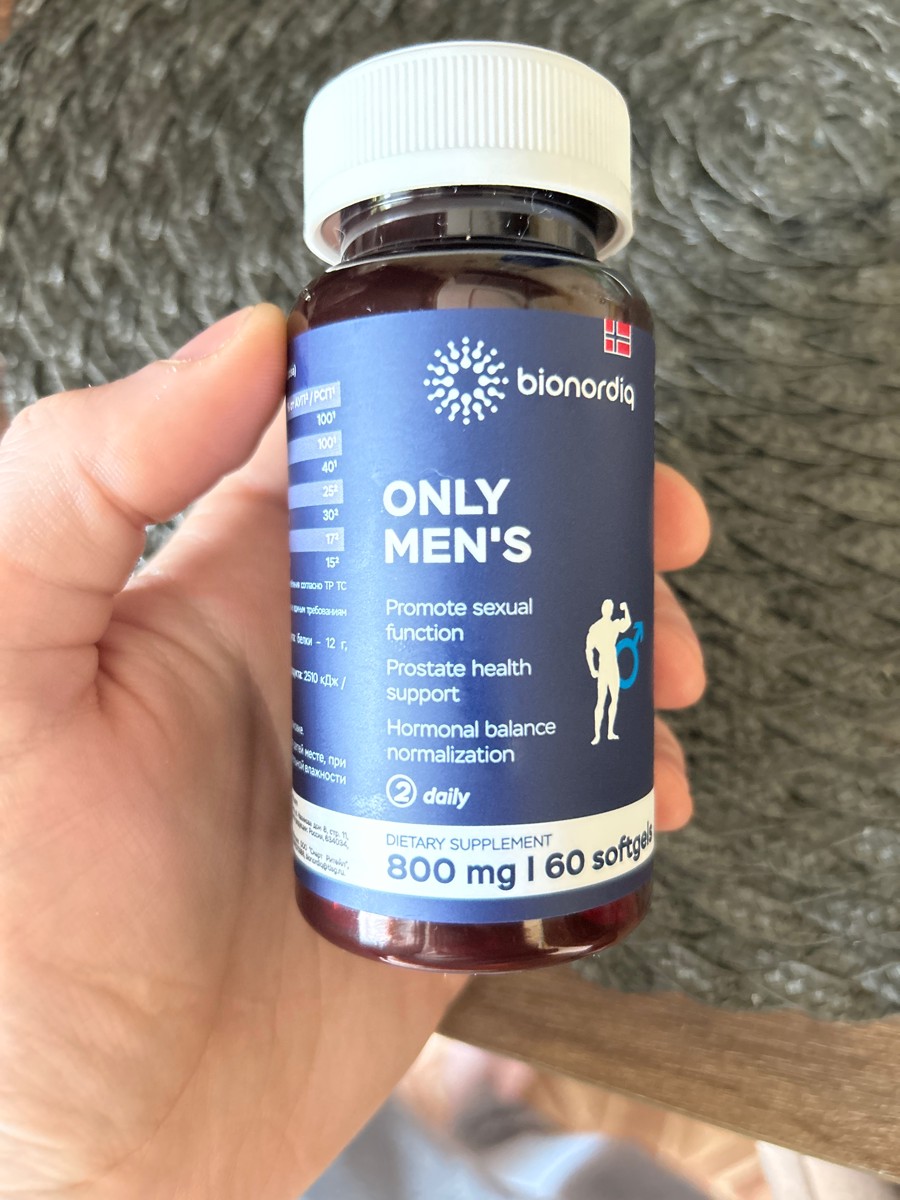 Фото покупателя №355 из 394: Комплекс витамины для мужчин Only Men's / 1020 mg / 60 капсул, отзыв на 5 из 5, Ozon, 7 июля 2024