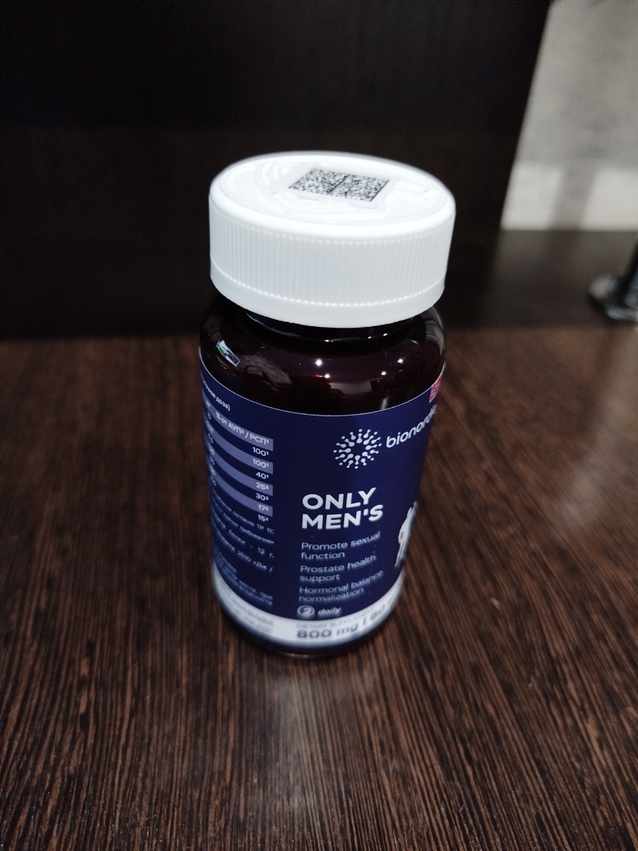 Фото покупателя №347 из 394: Комплекс витамины для мужчин Only Men's / 1020 mg / 60 капсул, отзыв на 5 из 5, Ozon, 7 июля 2024