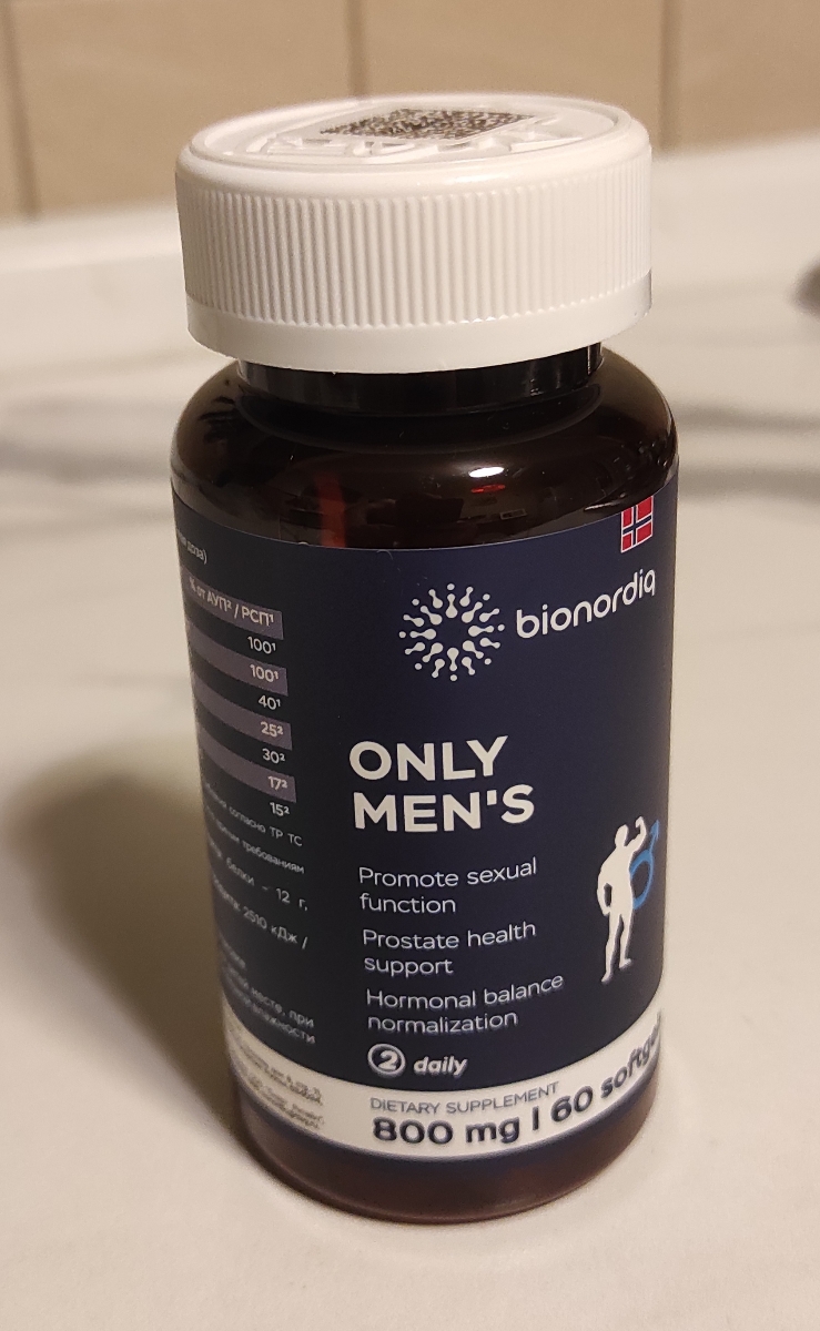 Фото покупателя №333 из 394: Комплекс витамины для мужчин Only Men's / 1020 mg / 60 капсул, отзыв на 5 из 5, Ozon, 9 июля 2024