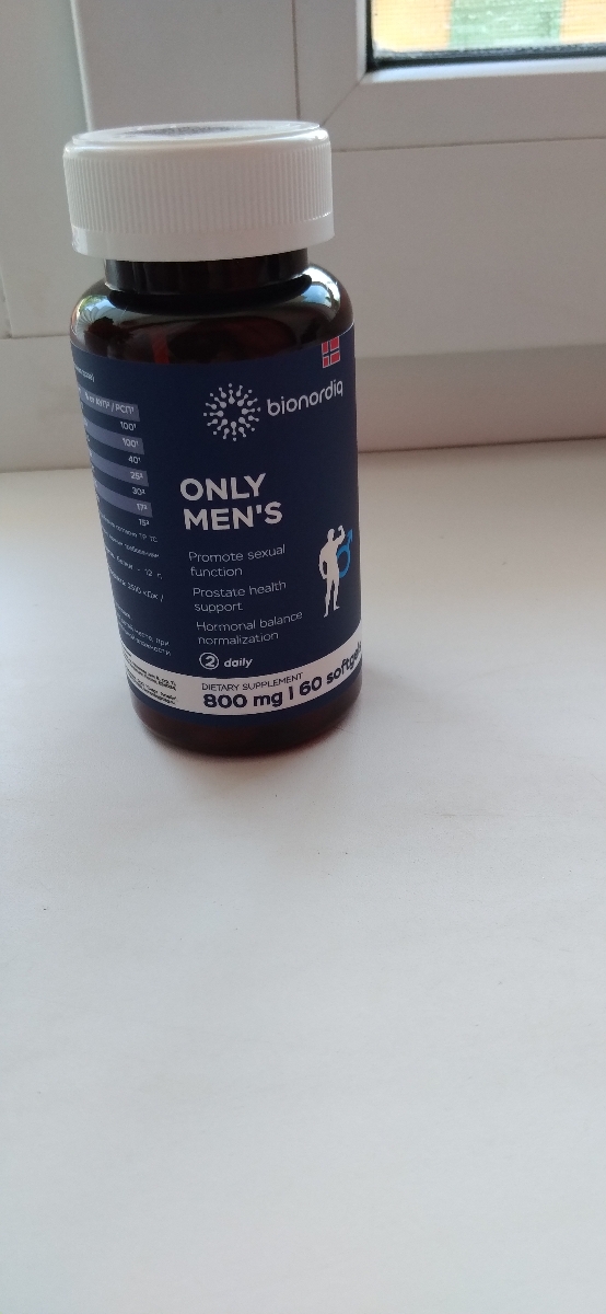 Фото покупателя №332 из 394: Комплекс витамины для мужчин Only Men's / 1020 mg / 60 капсул, отзыв на 5 из 5, Ozon, 10 июля 2024