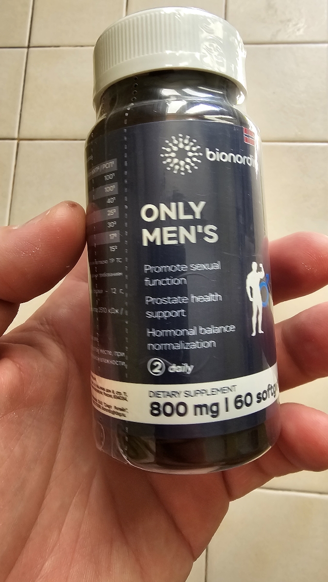 Фото покупателя №272 из 394: Комплекс витамины для мужчин Only Men's / 1020 mg / 60 капсул, отзыв на 5 из 5, Ozon, 17 июля 2024