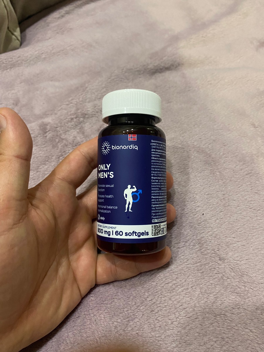 Фото покупателя №268 из 394: Комплекс витамины для мужчин Only Men's / 1020 mg / 60 капсул, отзыв на 5 из 5, Ozon, 17 июля 2024