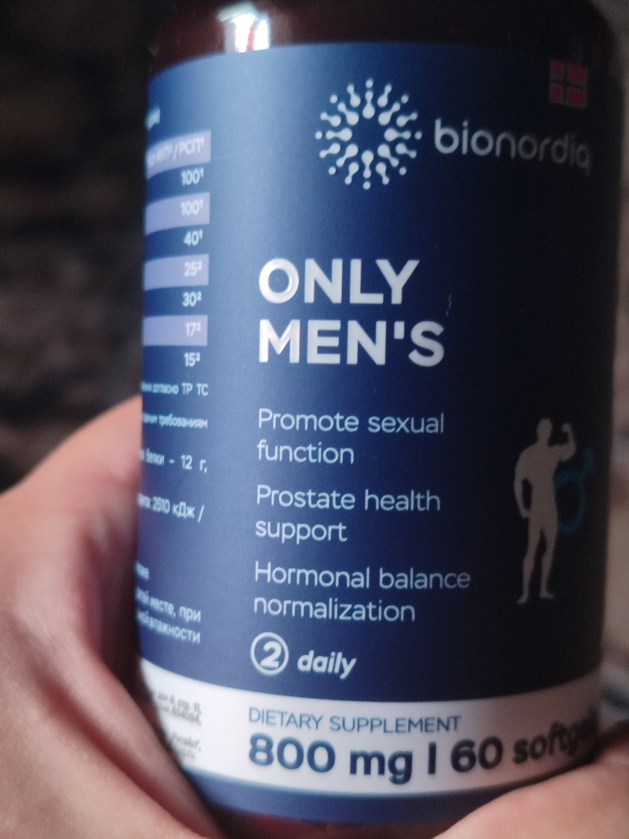 Фото покупателя №266 из 394: Комплекс витамины для мужчин Only Men's / 1020 mg / 60 капсул, отзыв на 5 из 5, Ozon, 17 июля 2024