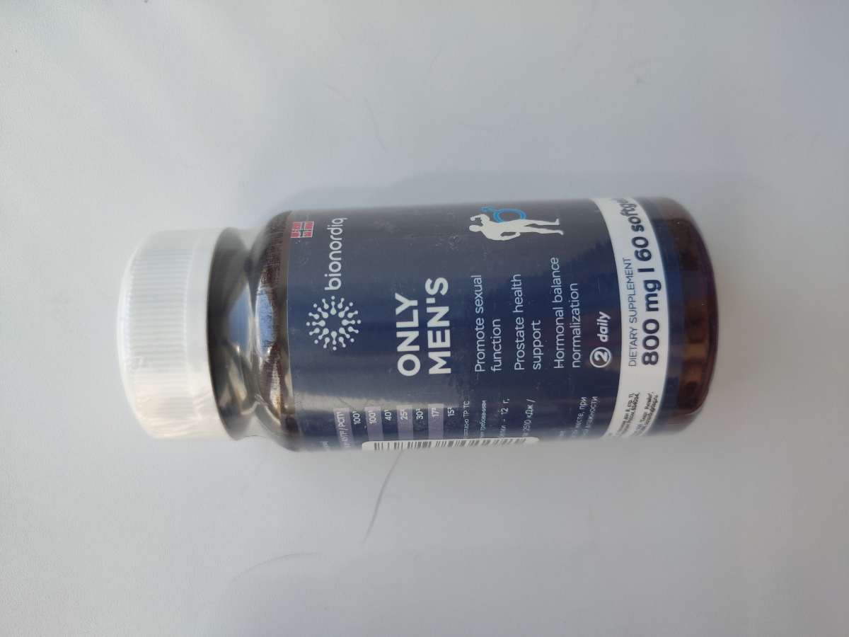 Фото покупателя №253 из 394: Комплекс витамины для мужчин Only Men's / 1020 mg / 60 капсул, отзыв на 5 из 5, Ozon, 19 июля 2024