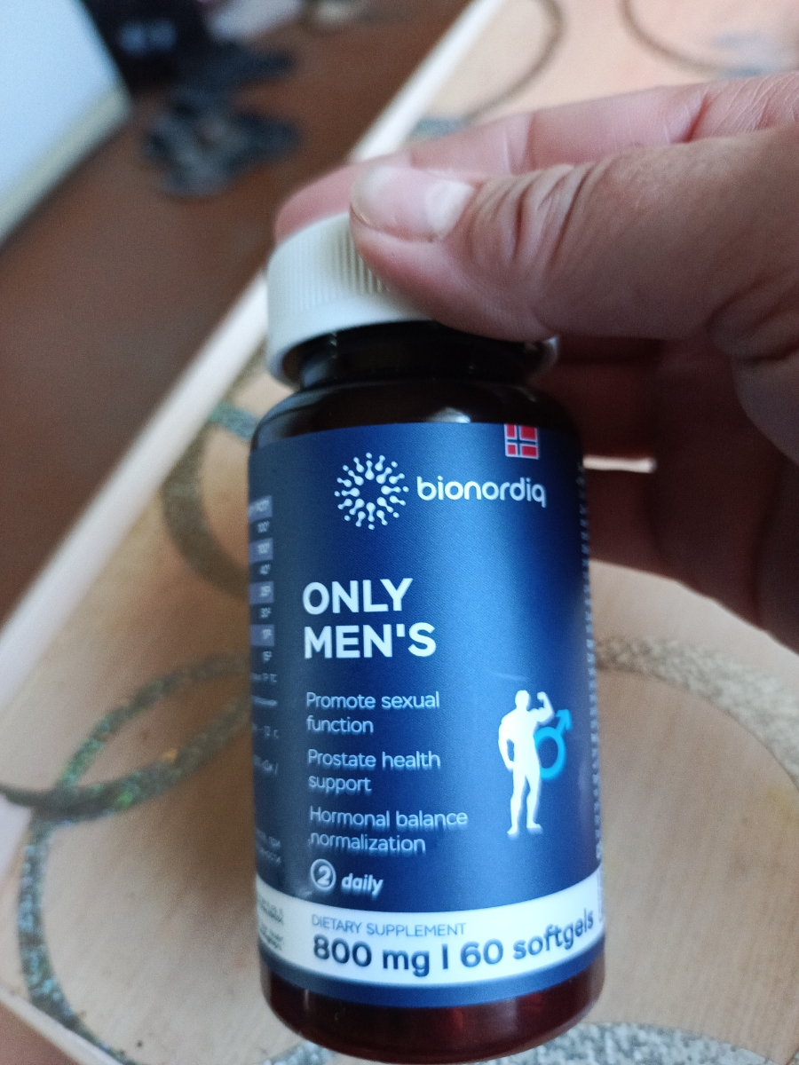Фото покупателя №223 из 394: Комплекс витамины для мужчин Only Men's / 1020 mg / 60 капсул, отзыв на 5 из 5, Ozon, 23 июля 2024