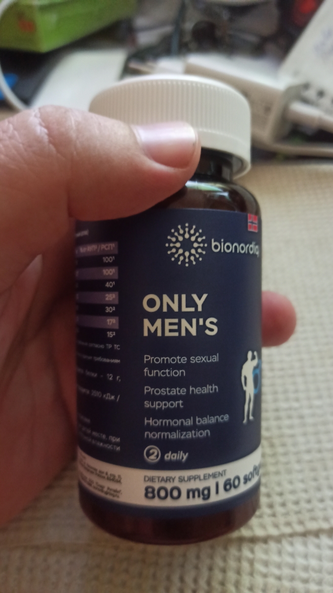 Фото покупателя №219 из 394: Комплекс витамины для мужчин Only Men's / 1020 mg / 60 капсул, отзыв на 5 из 5, Ozon, 24 июля 2024